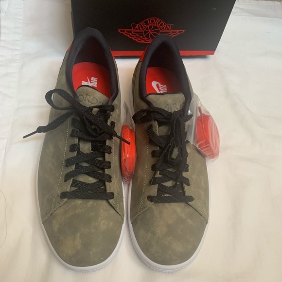 Nike Air Jordan 1 Retro Centre Court Low Oil Green Olive Black Men\'s main image 6